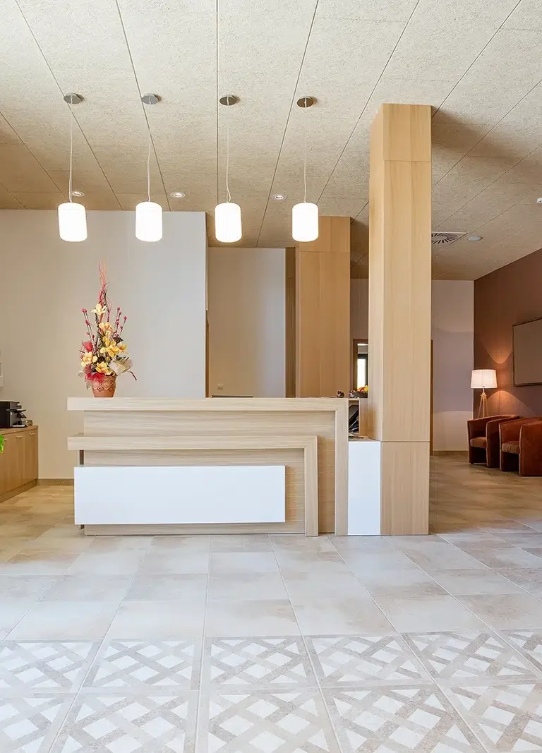 Commercial-Painting-Central-Coast-NSW-PTM-1.webp A Light clean commercial foyer by Coast of Paint Commercial Painters On The Central Coast NSW